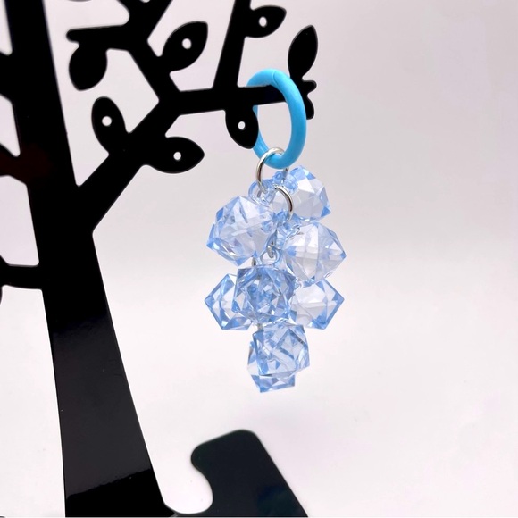 BLUE CRYSTALLINE | Bag Charm | Keychain (Brand New!) ✨ - Picture 2 of 6